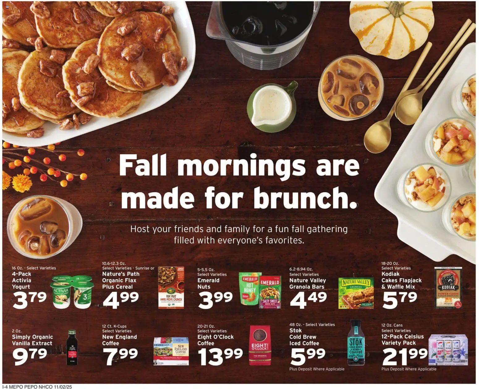 Hannaford Weekly Ad - valid from 02.11.2025 | Page: 20 | Products: Yogurt, Coffee, Nuts