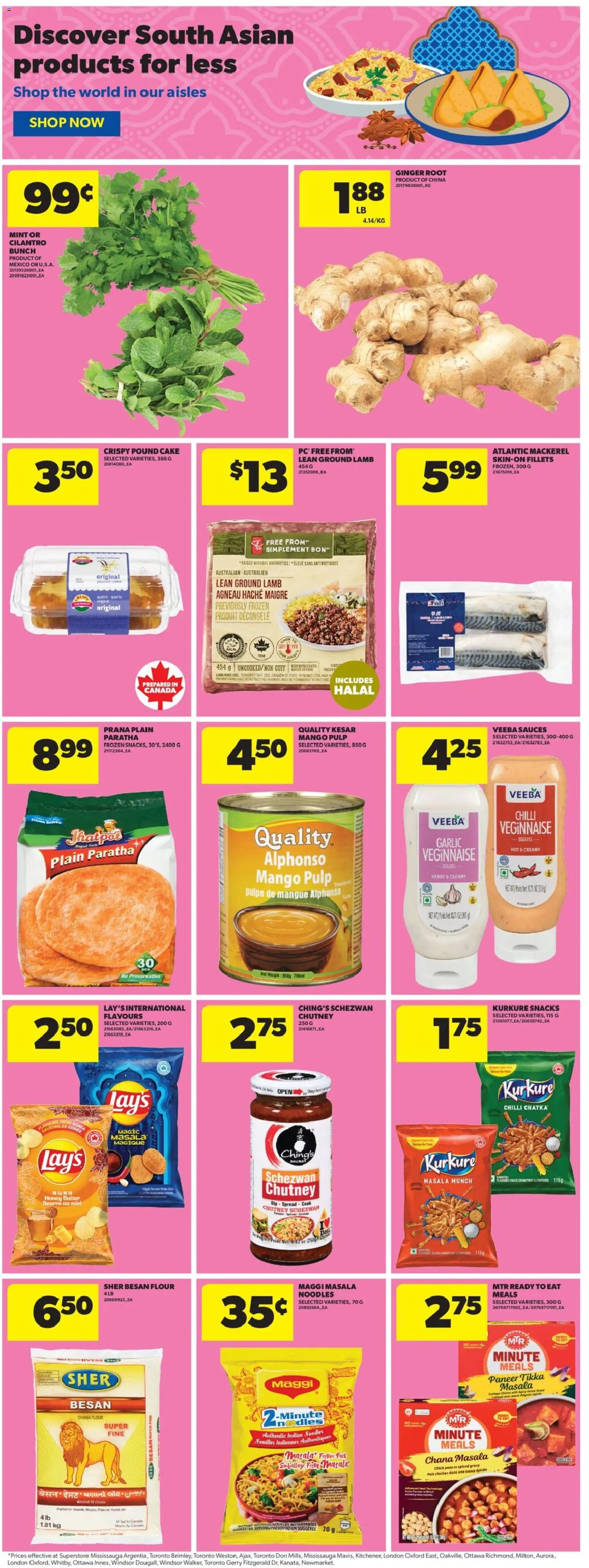 Real Canadian Superstore flyer valid from 05.02.2026 | Page: 21 | Products: Noodles, Cottage cheese, Butter, Cheese