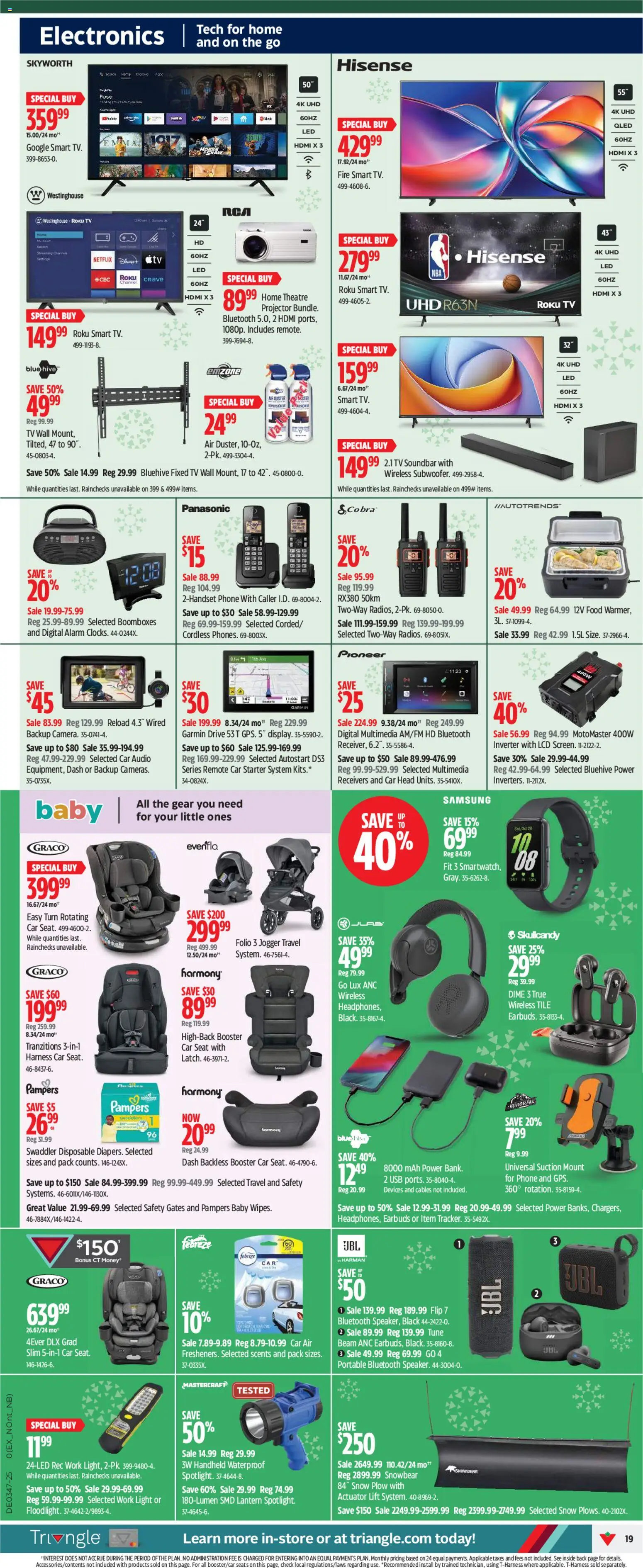 Canadian Tire flyer valid from 13.11.2025 | Page: 18 | Products: Phone, Tv, Audio