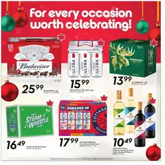 Preview of Sobeys weekly flyer / circulaire from shop Sobeys valid from 11.12.2025 | Page: 14 | Products: Vodka, Beer