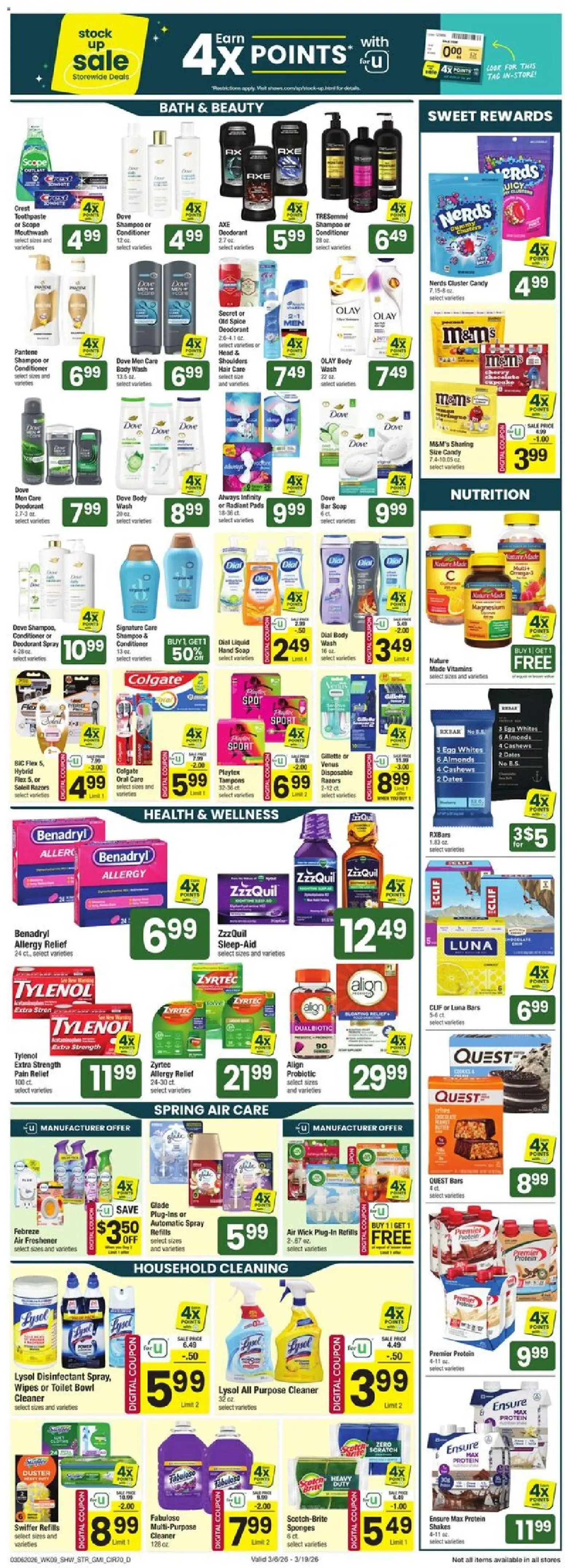 Star Market Weekly Ad - MA - valid from 06.03.2026 | Page: 5 | Products: Bath, Deodorant, Pads, Tampons