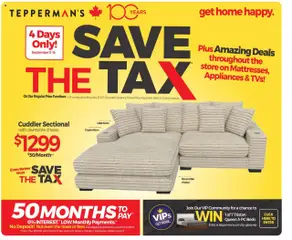 Preview of Tepperman's outlet from shop Tepperman's valid from 11.09.2025