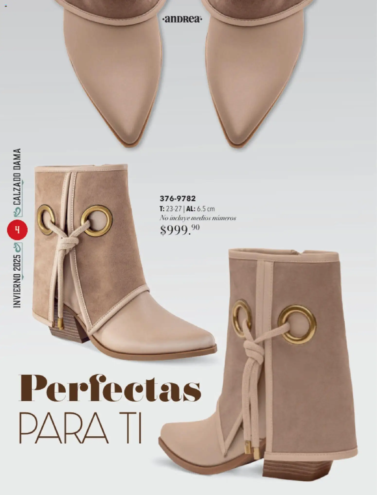 Nuevas ofertas de Andrea válidas en toda la República Mexicana desde el 26.11.2025. ¡Encuentra las mejores ofertas en Andrea catálogo Invierno! | Página: 4