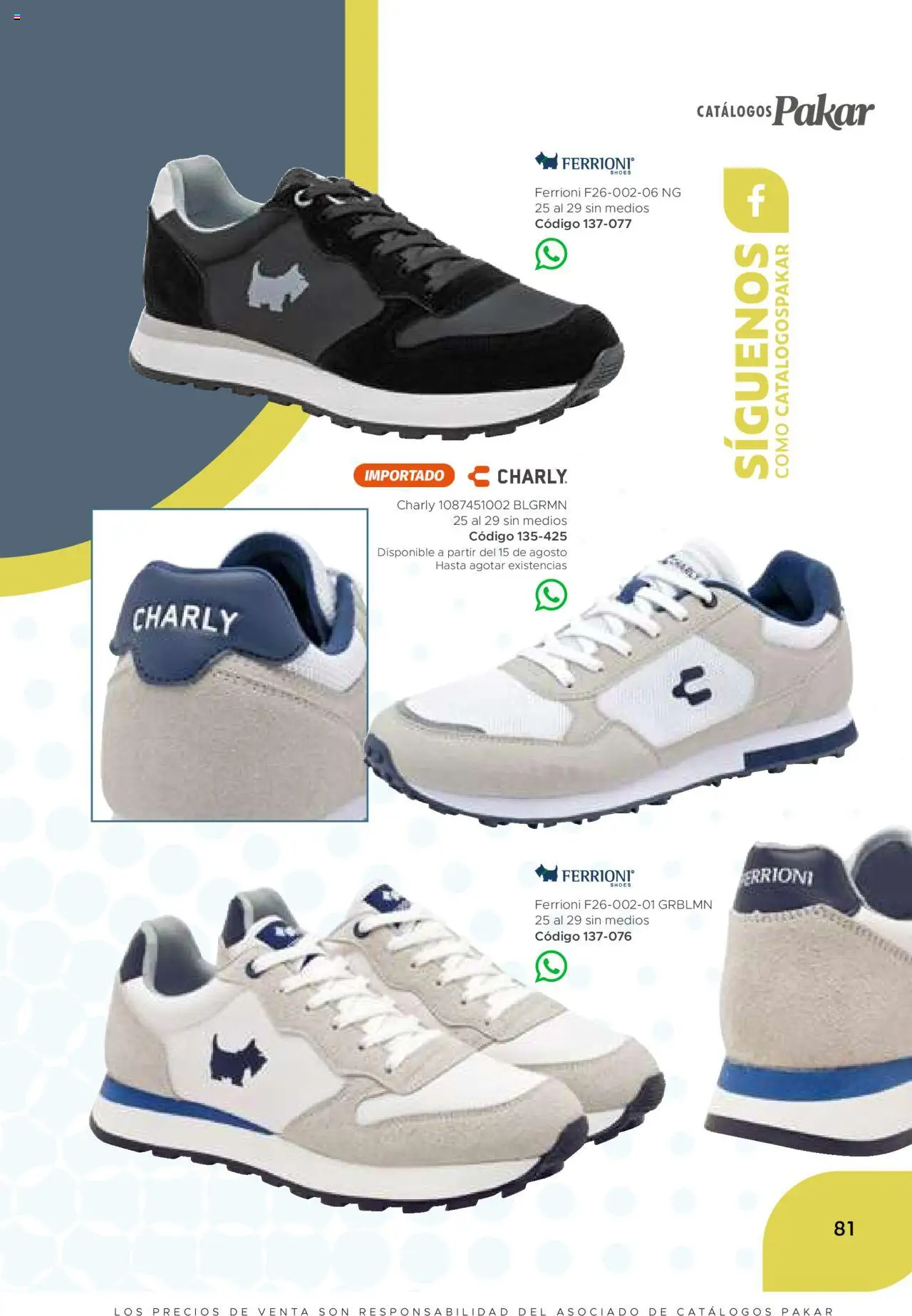 Nuevas ofertas de SC Pakar válidas en toda la República Mexicana desde el 24.07.2025. ¡Encuentra las mejores ofertas en SC Pakar - Catálogo Hombre otoño / invierno! | Página: 81