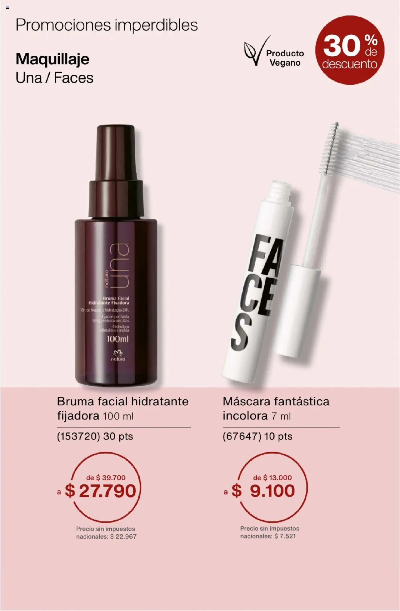 Catálogo Natura Ciclo 13 │ válido desde el 11.09.2025 | Página: 57 | Productos: Maquillaje, Máscara, Bruma
