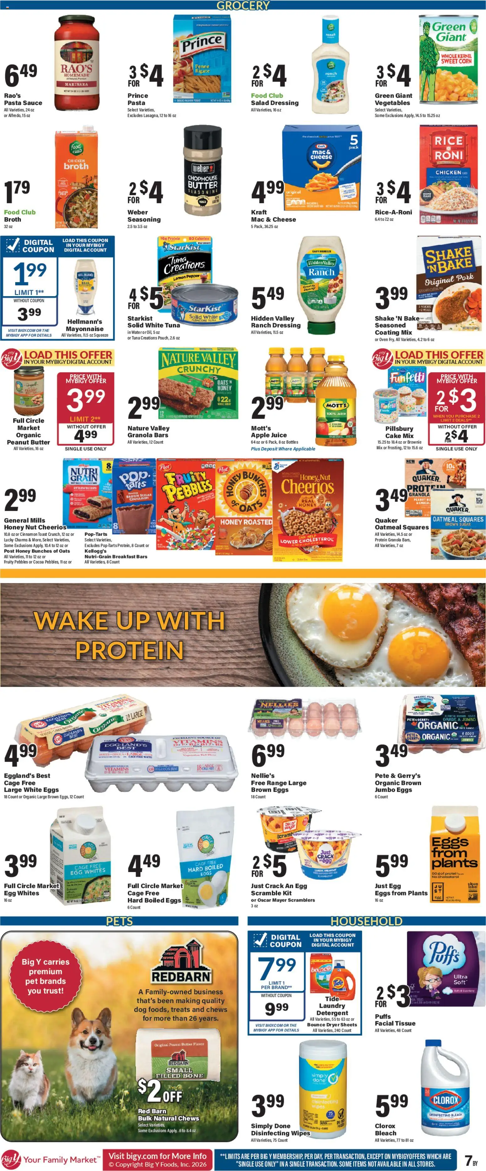 Big Y Weekly Ad - valid from 05.03.2026 | Page: 8 | Products: Eggs, Vegetables, Lemon, Oven