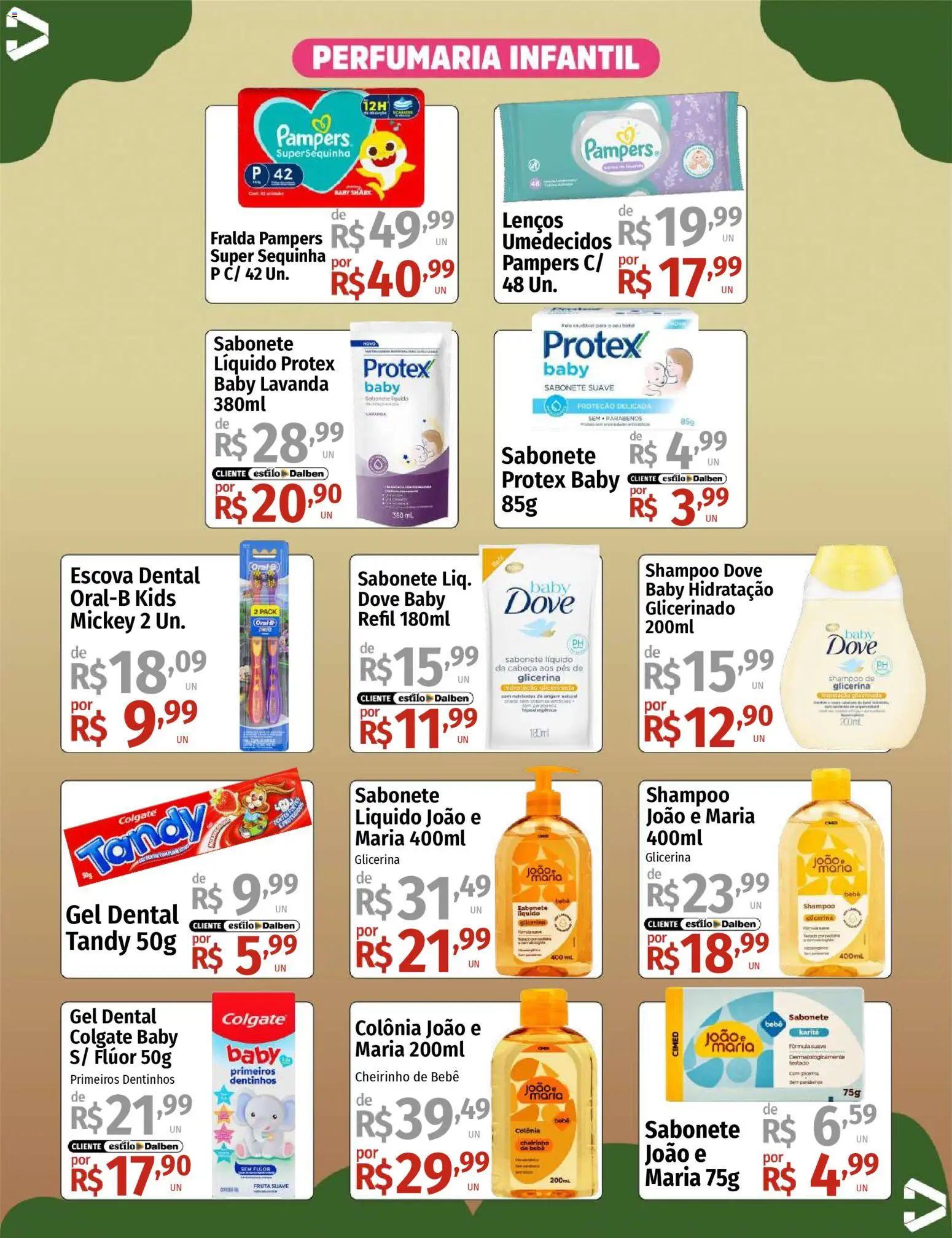 Supermercado Dalben Folheto - válido de 26.01.2026 | Página: 2 | Produtos: Shampoo, Pampers, Sabonete, Sabonete líquido