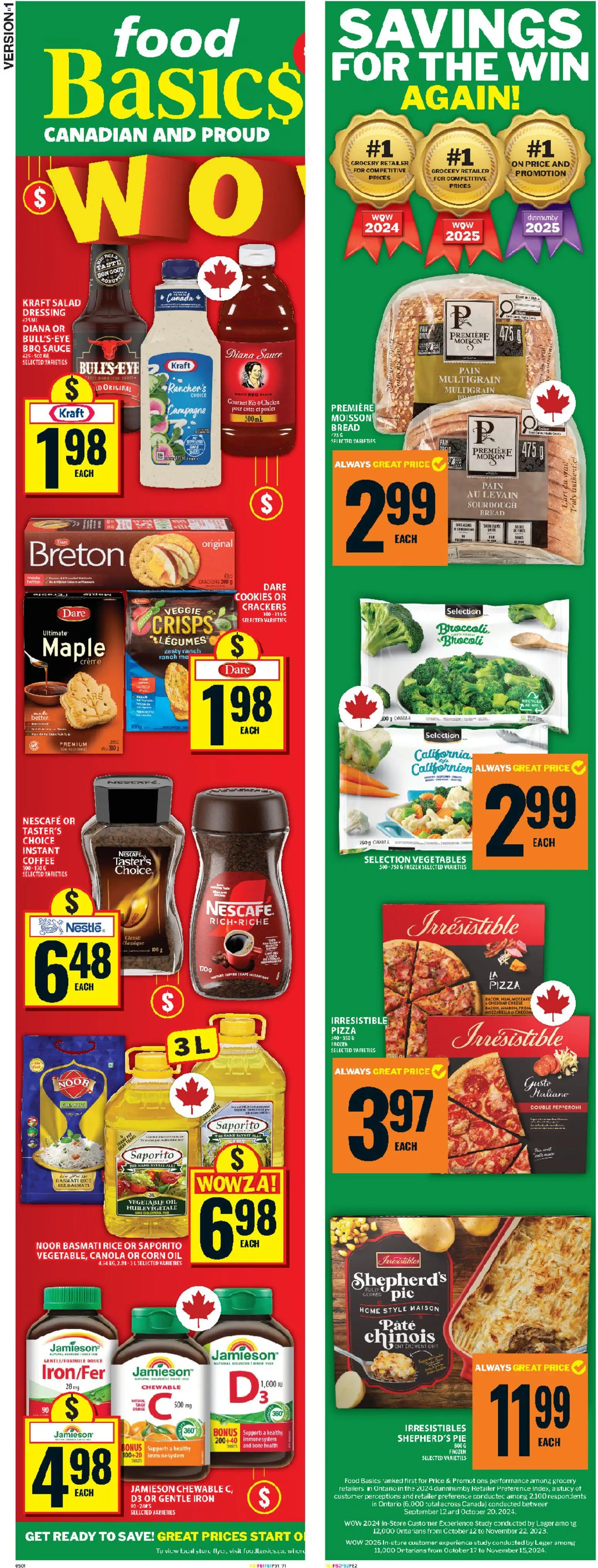 Food Basics flyer valid from 15.01.2026 | Page: 2 | Products: Rice, Cookies, Cheese, Coffee