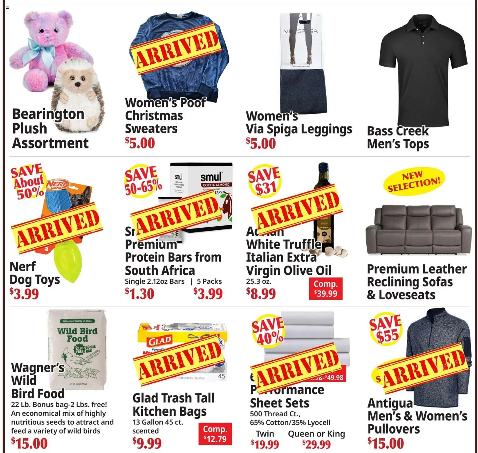 Ocean State Job Lot Weekly Ad - CT - valid from 18.12.2025 | Page: 13 | Products: Oil, Leggings, Bag, Sheet