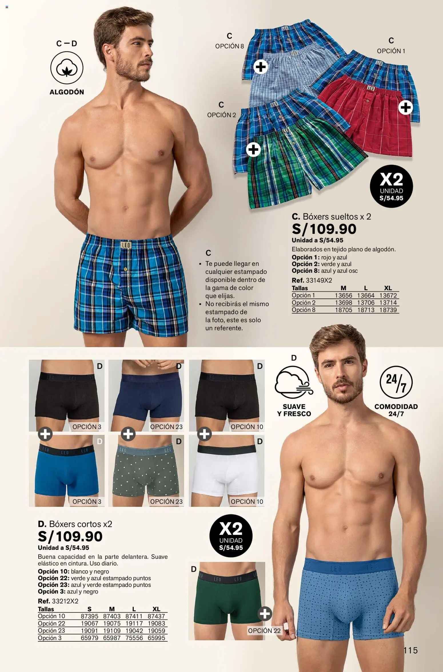 Catálogo Leonisa válido desde 23.10.2025 | Página: 115 | Productos: Té, Boxers