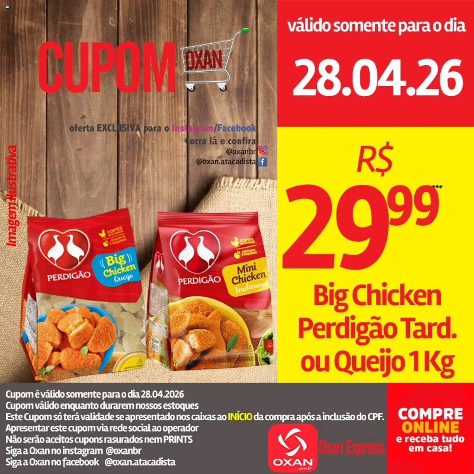 Oxan Atacadista Folheto - válido de 28.04.2026 | Página: 4 | Produtos: Queijo