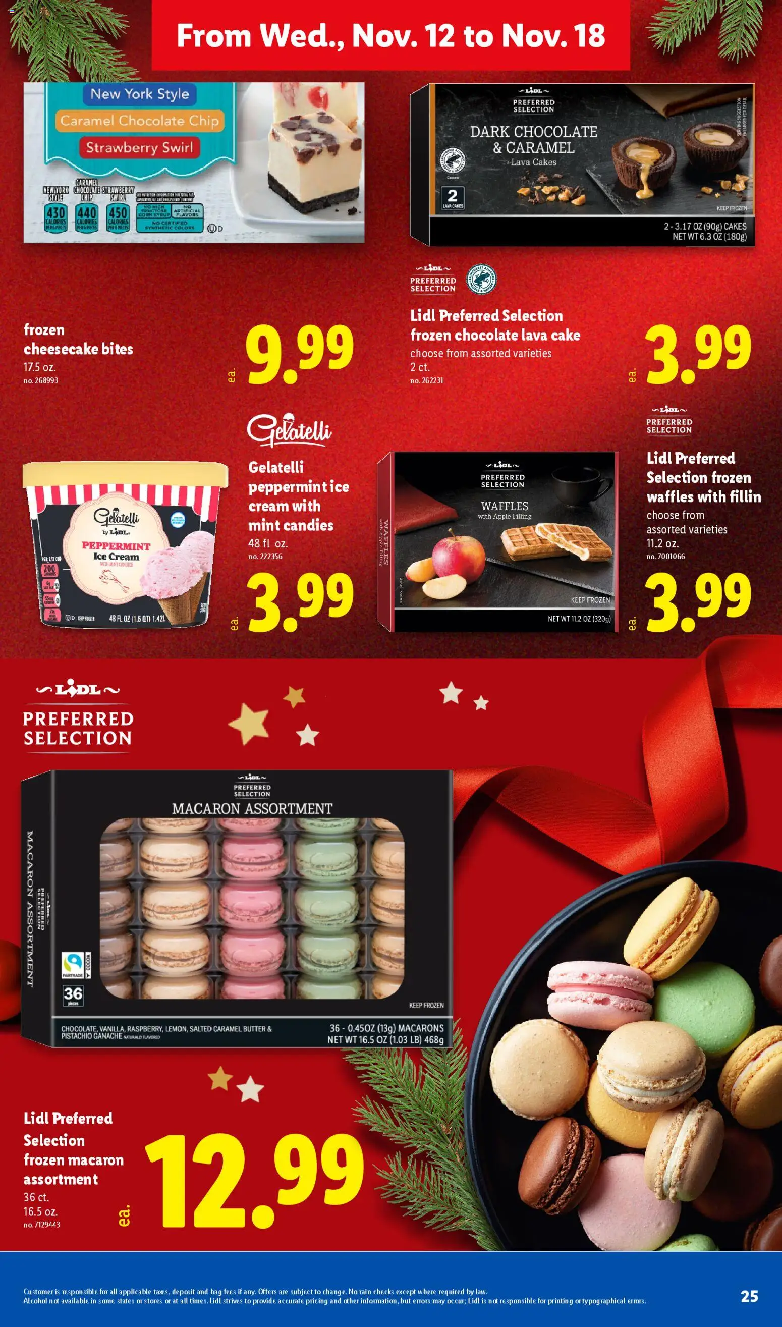 Lidl Early Black Friday - valid from 12.11.2025 | Page: 25 | Products: Corn, Butter, Ice cream, Cheesecake
