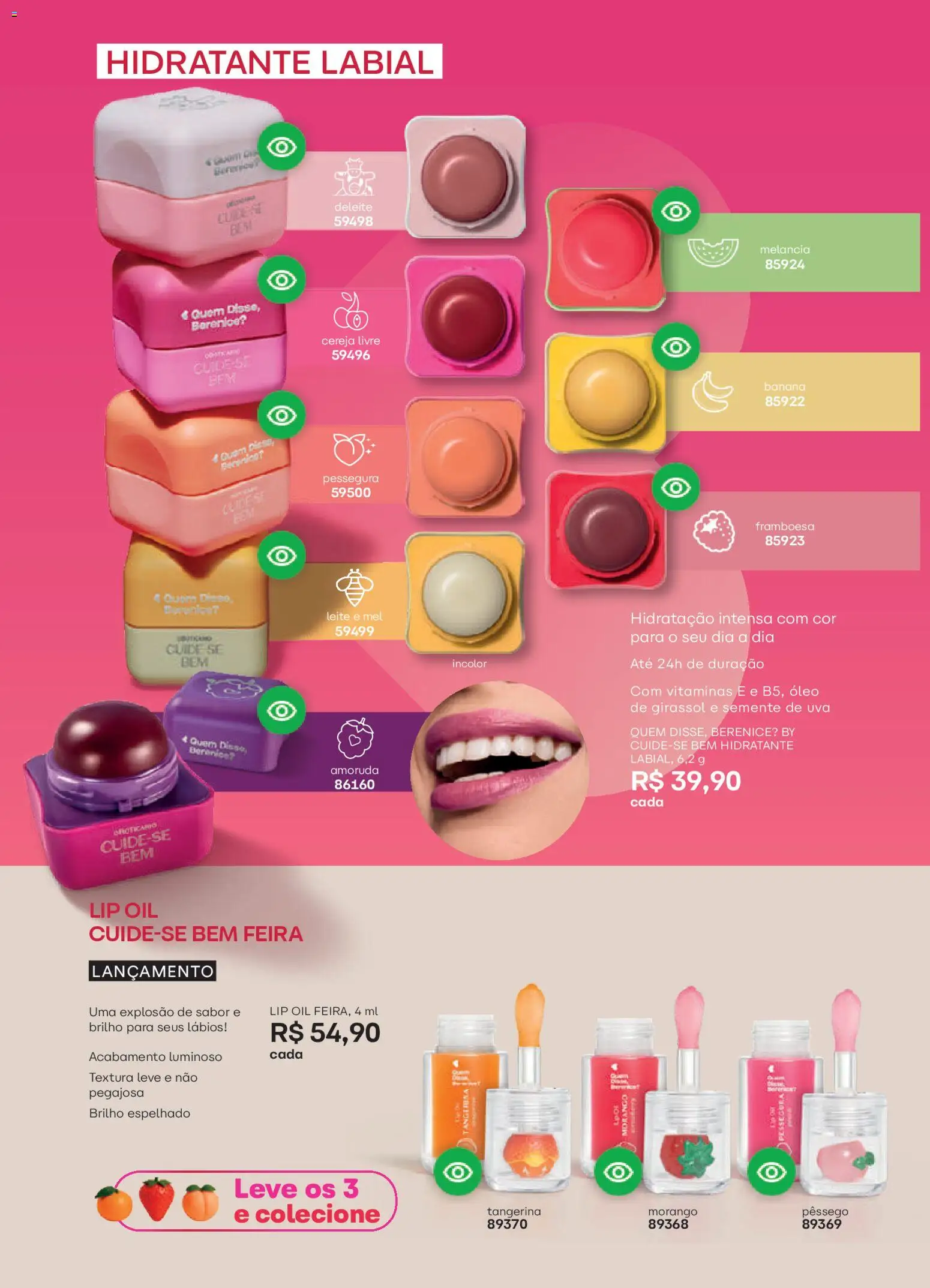 O Boticário Folheto - válido de 23.03.2026 | Página: 142 | Produtos: Melancia, Pêssego, Mel, Óleo de girassol