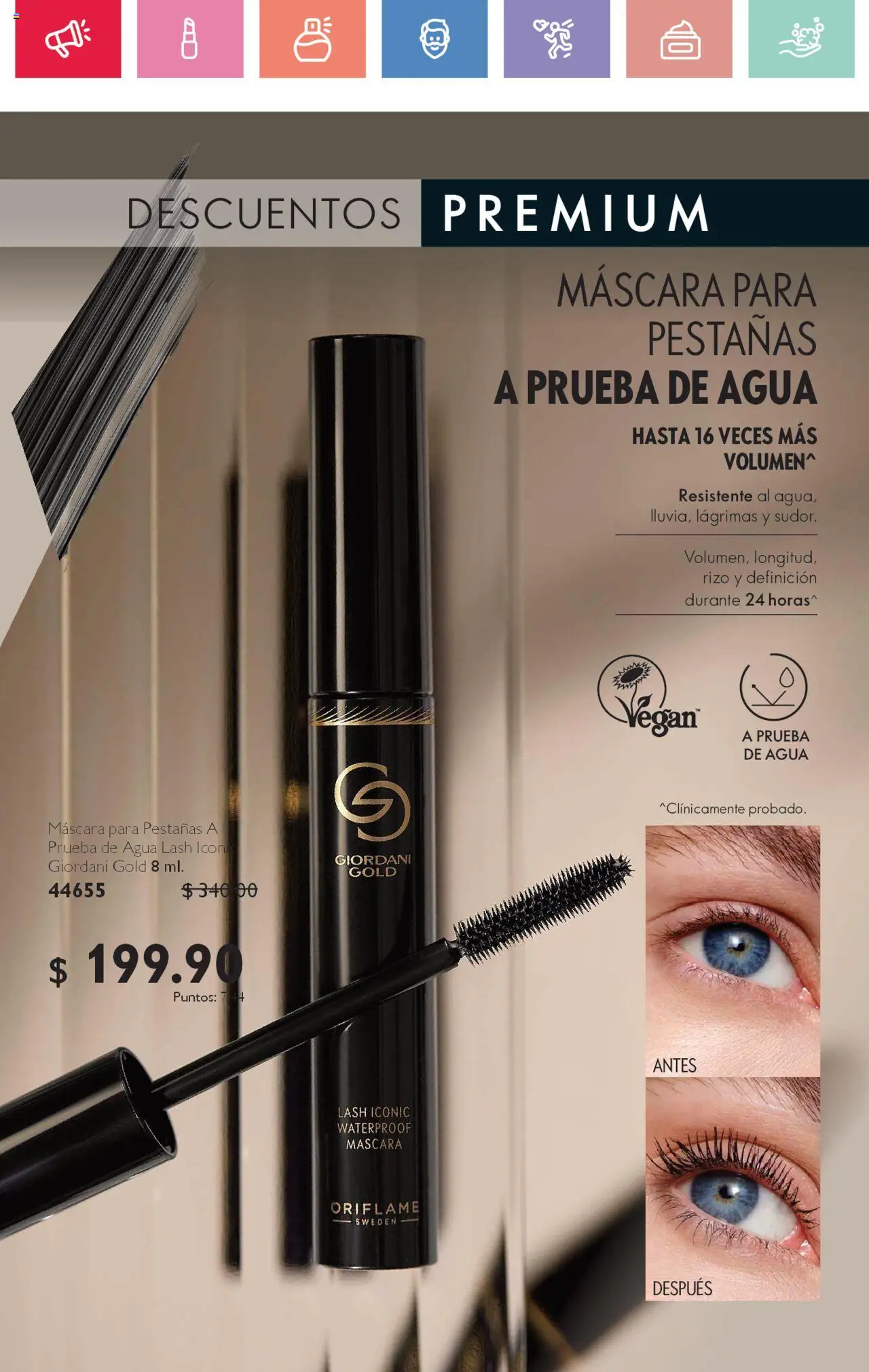 Nuevas ofertas de Oriflame válidas en toda la República Mexicana desde el 02.08.2025. ¡Encuentra las mejores ofertas en Oriflame - Campaña 11 2025! | Página: 114 | Productos: Máscara, Agua