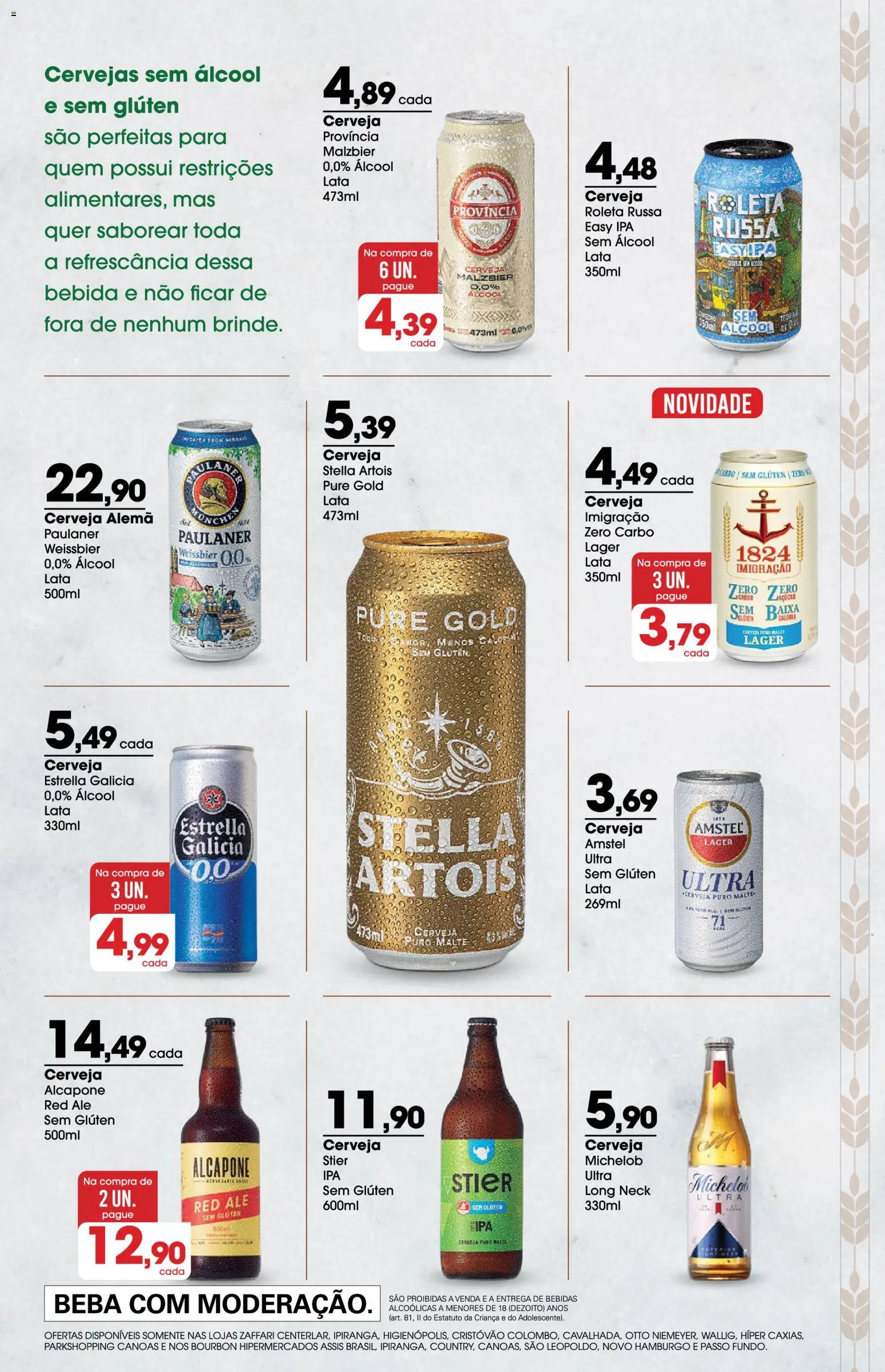 Zaffari Folheto - válido de 07.11.2025 | Página: 5 | Produtos: Cerveja, Bourbon, Bebida