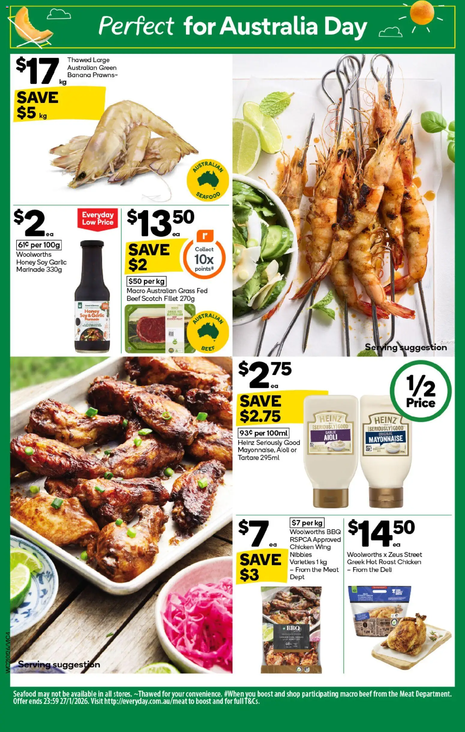 Woolworths catalogue - valid from 21.01.2026 | Page: 4 | Products: Grass, Honey, Chicken, Meat