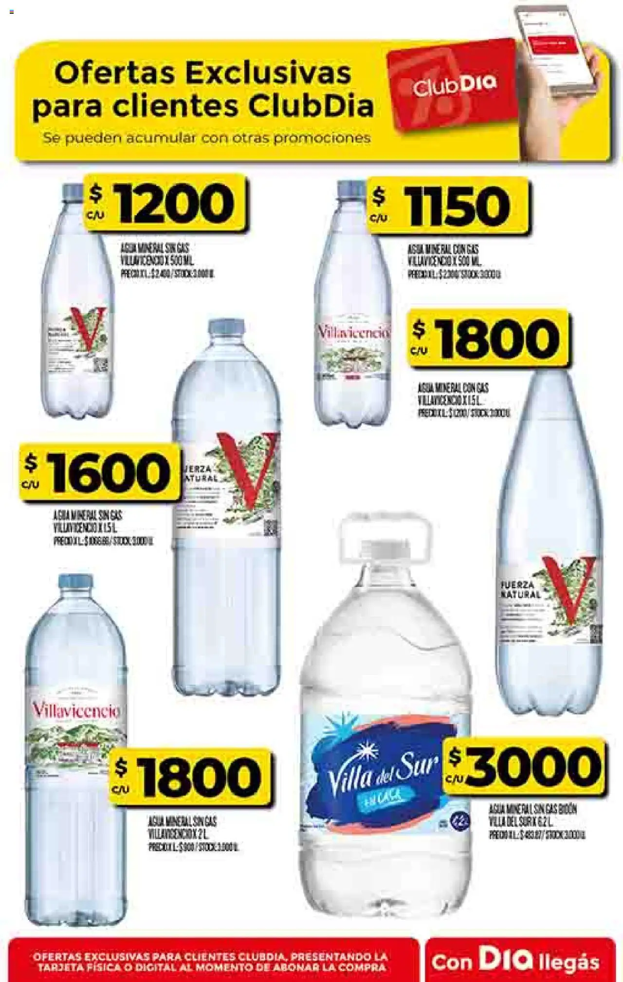 Supermercado DIA Ofertas │ válido desde el 01.10.2025 | Página: 47 | Productos: Bidón, Agua