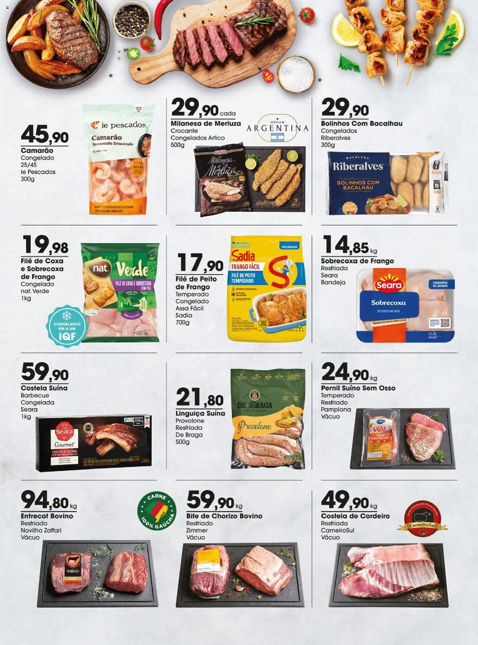 Zaffari Folheto - válido de 28.04.2026 | Página: 16 | Produtos: Linguiça, Carne, Bandeja, Frango