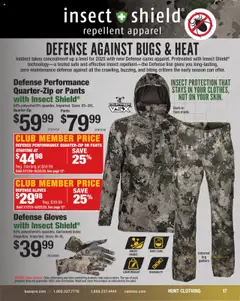 Cabela's Hunting Master 25 - valid from 11.08.2025 | Page: 17 | Products: Safe, Mask, Pants, Gloves