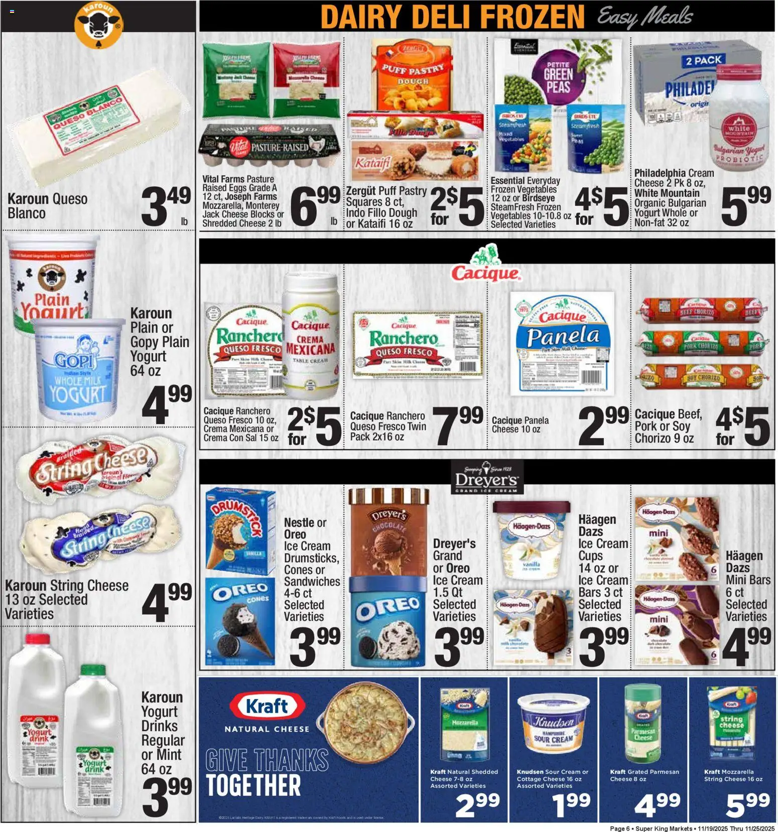 Super King - Weekly Ad - valid from 26.11.2025 | Page: 7 | Products: Table, Eggs, Sour cream, Puff Pastry