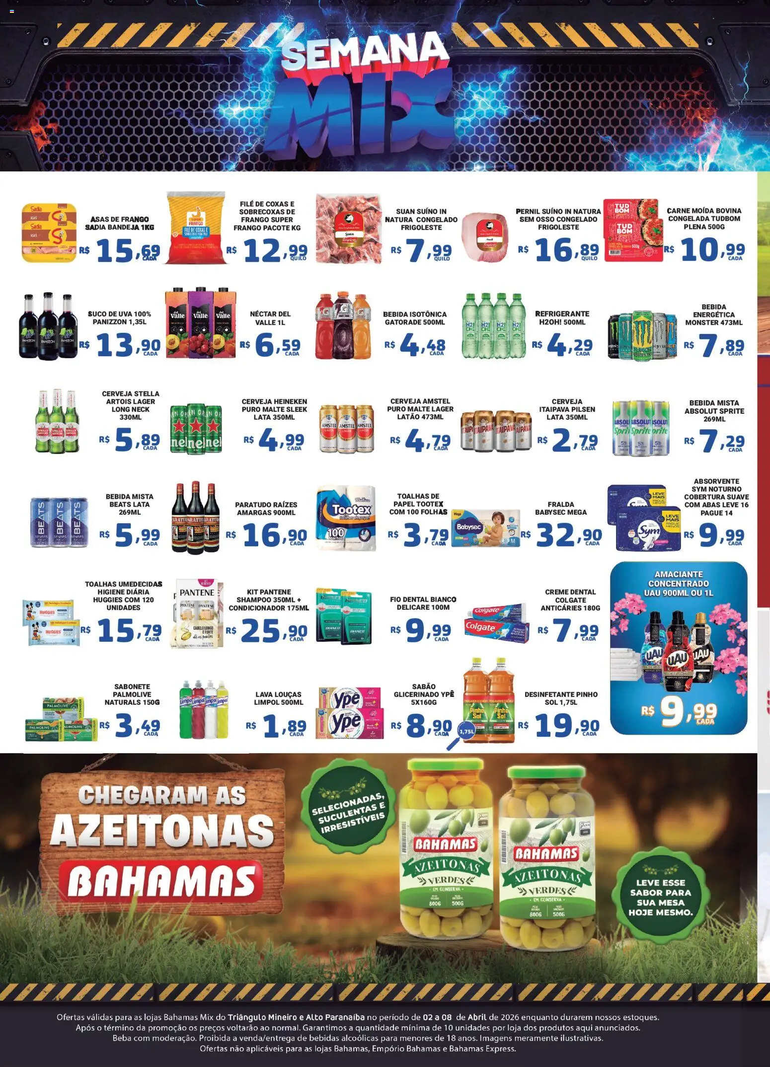 Bahamas Mix Folheto - válido de 02.04.2026 | Página: 2 | Produtos: Shampoo, Condicionador, Bandeja, Carne moída
