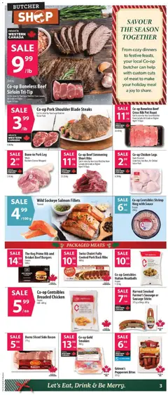 Preview of Co-op Pork Shoulder Blade Steaks, Cut In-store by Your Local Butcher Value Pack from shop Co-op Food valid from 18.12.2025 | Page: 5
