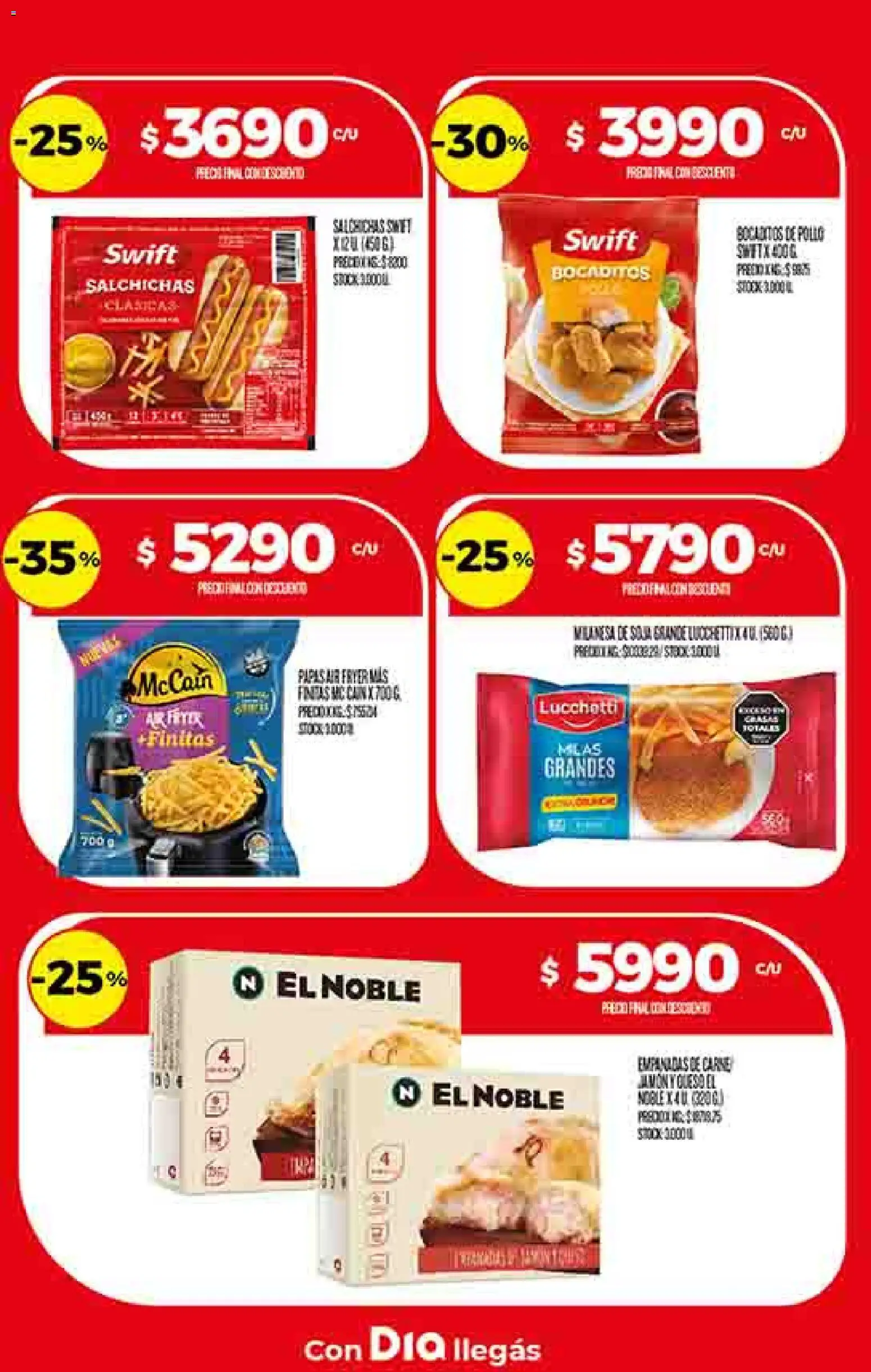 Supermercado DIA Ofertas │ válido desde el 25.02.2026 | Página: 17 | Productos: Pollo, Milanesa, Queso