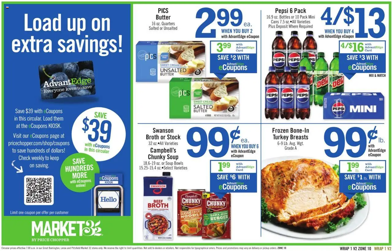 Price Chopper Weekly Current - MA - valid from 14.09.2025 | Page: 13 | Products: Butter, Beef, Cream