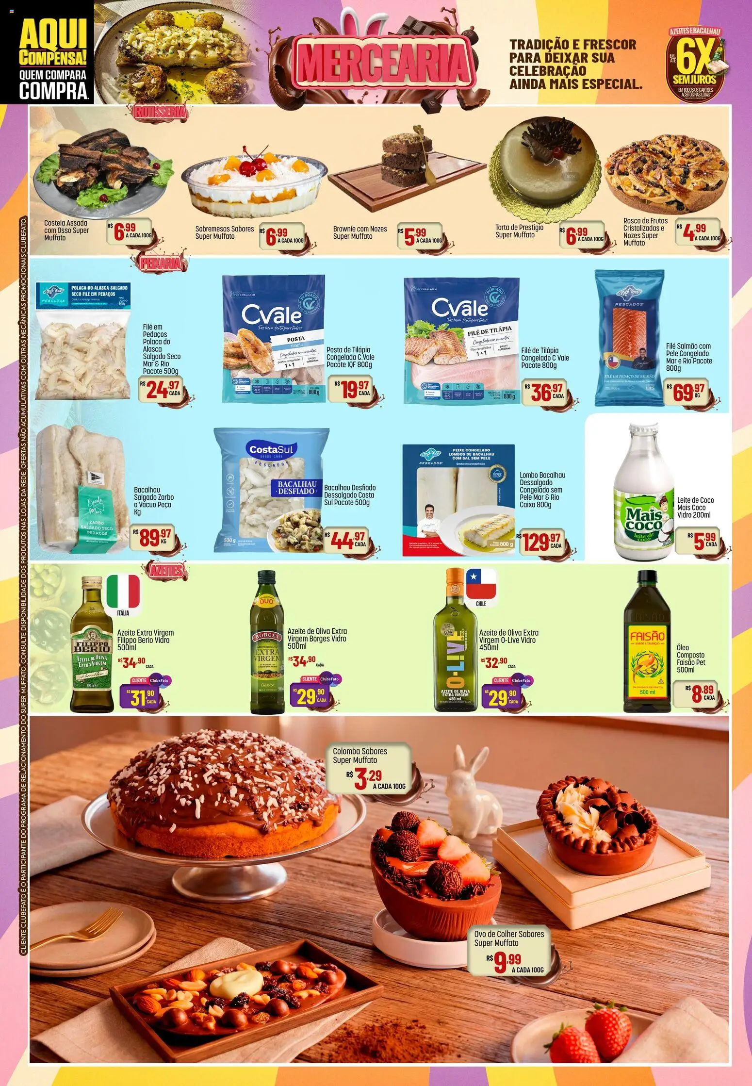 Super Muffato Folheto - válido de 01.04.2026 | Página: 4 | Produtos: Lombo, Caixa, Tilápia, Nozes