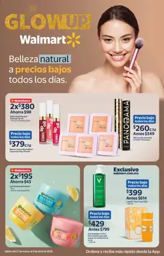 Vista previa de  Walmart folleto Belleza natural a precios bajos, nuevo folleto de la tienda, válido en México a partir del 27.03.2026