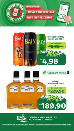 Mart Minas - Ofertas exclusivas do app - Pré-Visualização do folheto da loja Mart Minas, válido de 13.10.2025