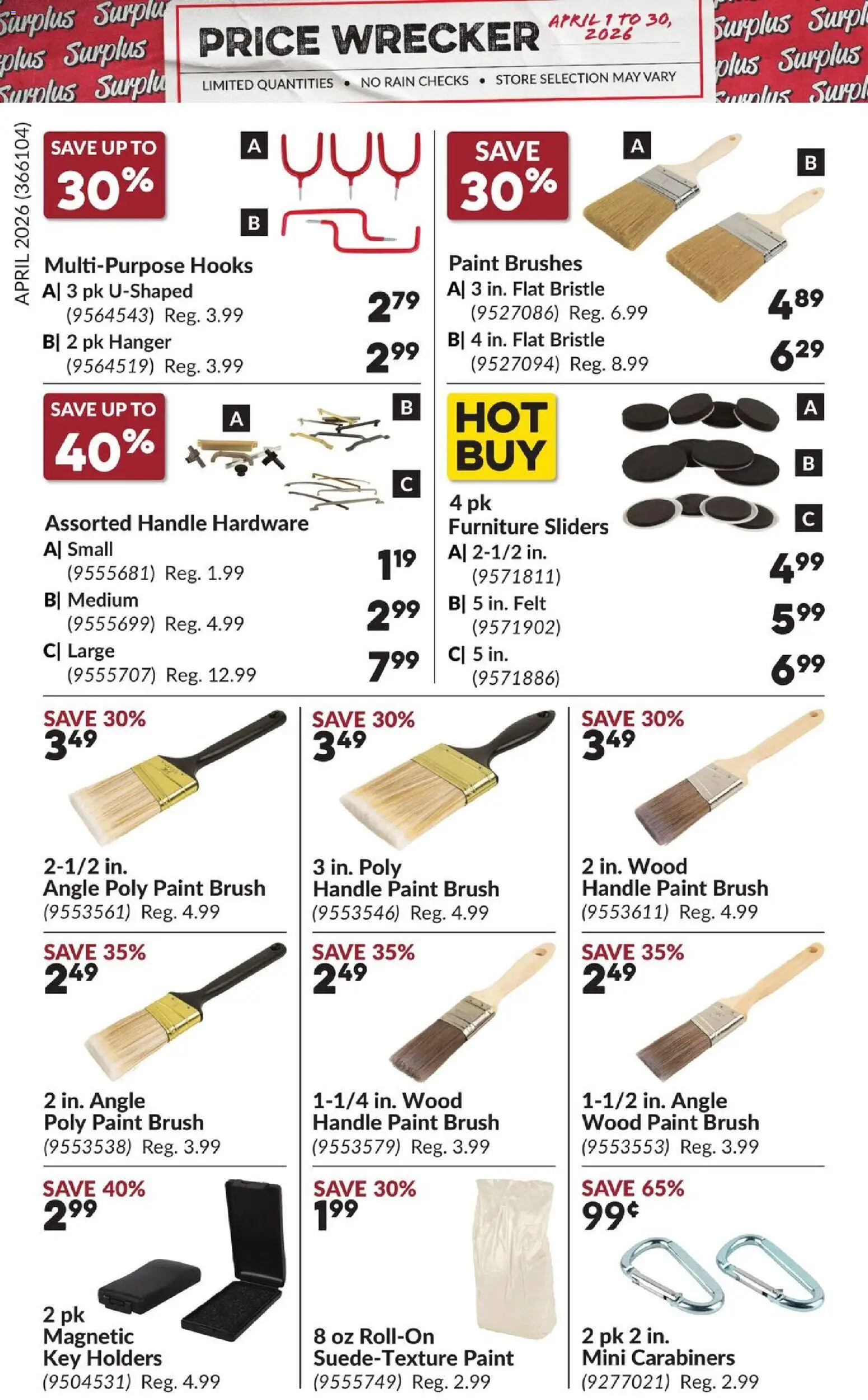 Princess Auto flyer valid from 01.04.2026 | Page: 8 | Products: Brush