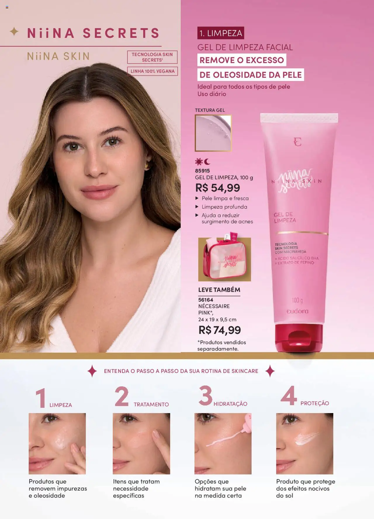 Eudora Folheto - válido de 07.10.2025 | Página: 92 | Produtos: Necessaire, Gel de limpeza