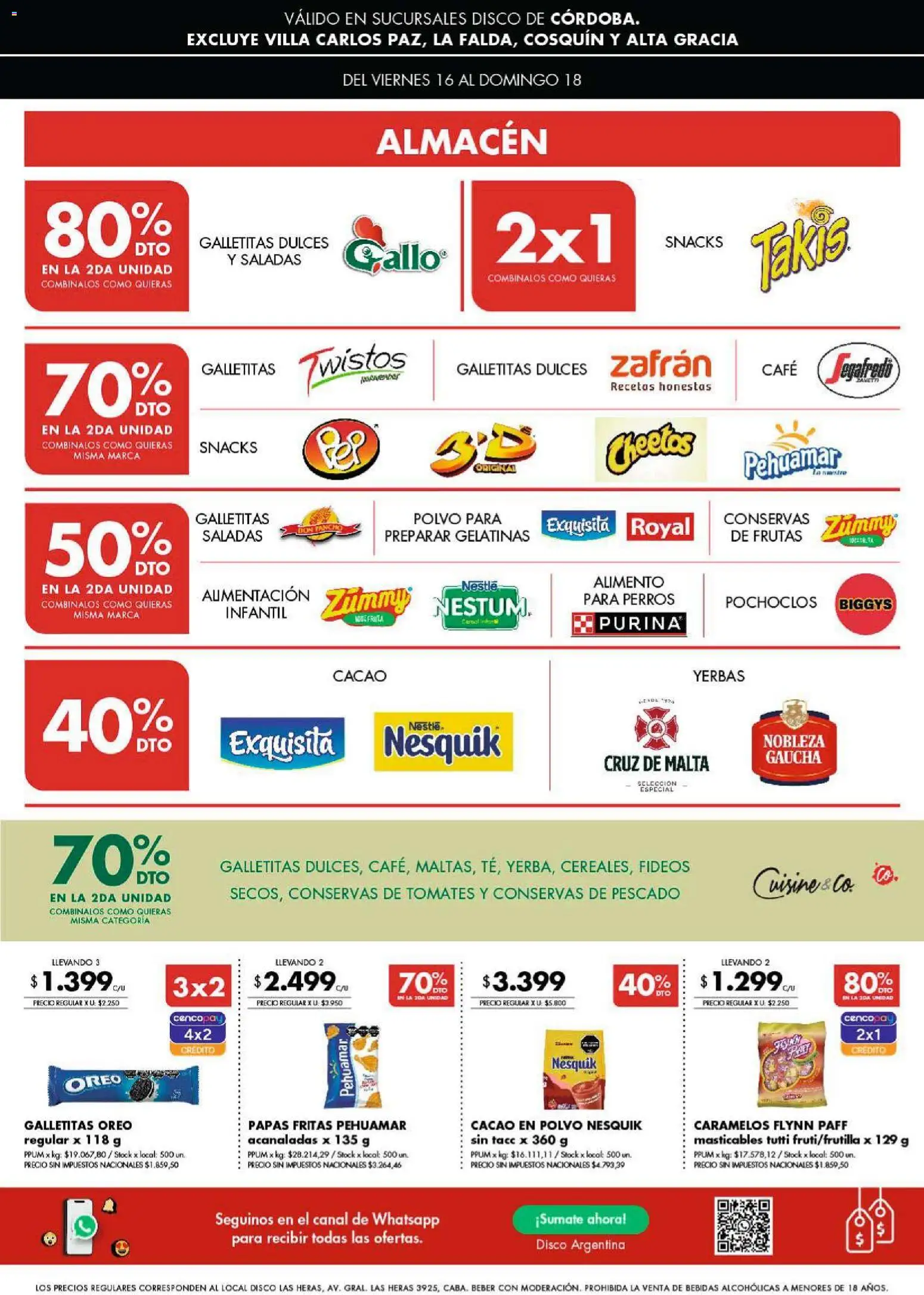 Disco - Ofertas | Córdoba │ válido desde el 15.01.2026 | Página: 2 | Productos: Disco, Galletitas, Pescado, Polvo