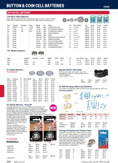 Preview of Jaycar Engineering & Scientific Catalogue 2025/2026  - valid from 09.07.2025 | Page: 374 | Products: Cloth, Battery, Batteries, Digital