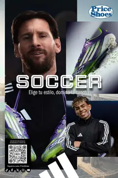 Vista previa de Price Shoes catálogo Soccer Aco, nuevo folleto de la tienda, válido en México a partir del 20.11.2025