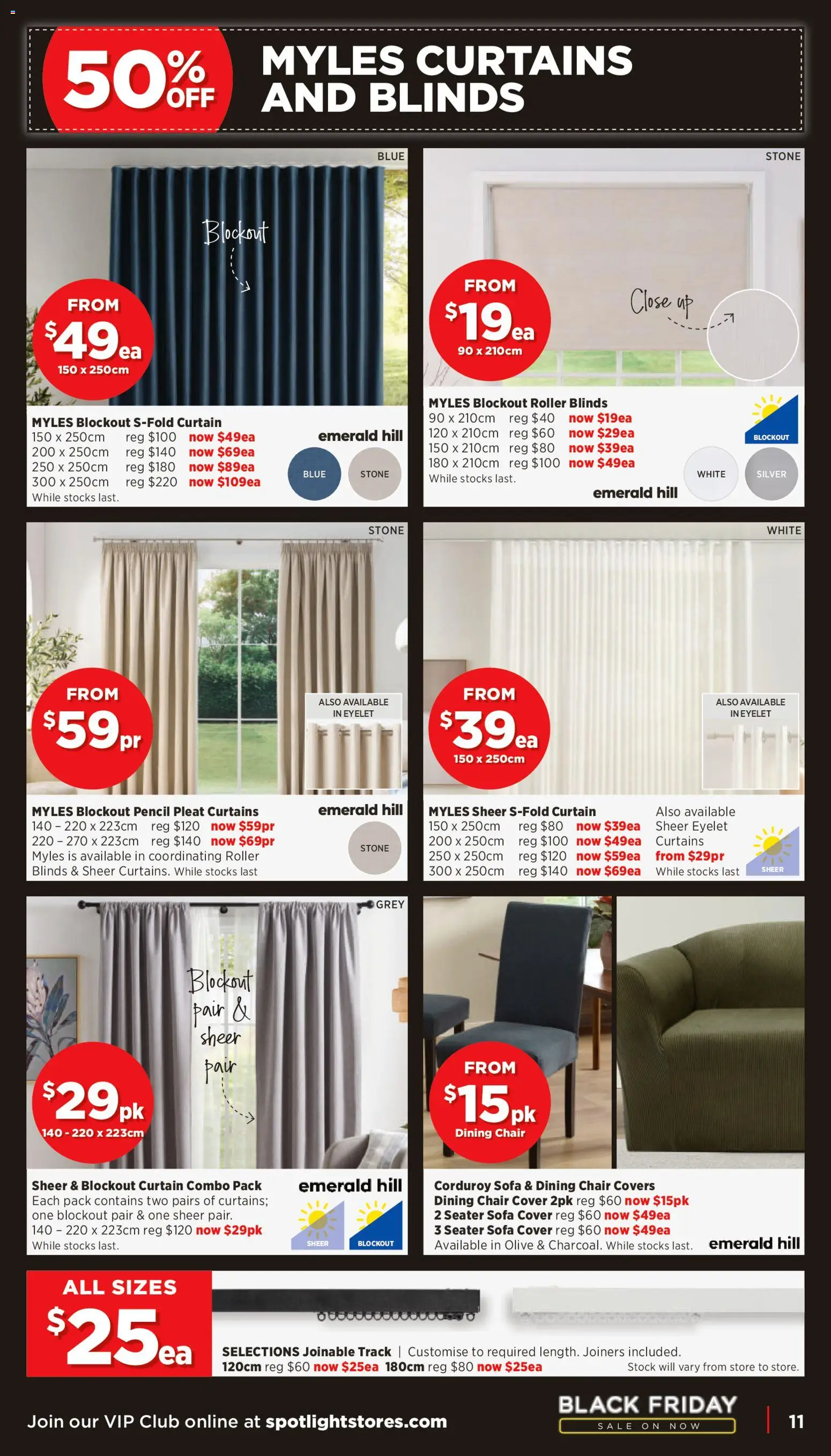 Spotlight catalogue - valid from 24.11.2025 | Page: 11 | Products: Curtain, Chair, Blinds, Emerald