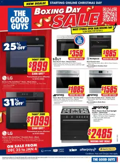 Preview of The Good Guys  Catalogue  - valid from 24.12.2025 | Page: 16 | Products: Pizza, Oven, Grill, Fan