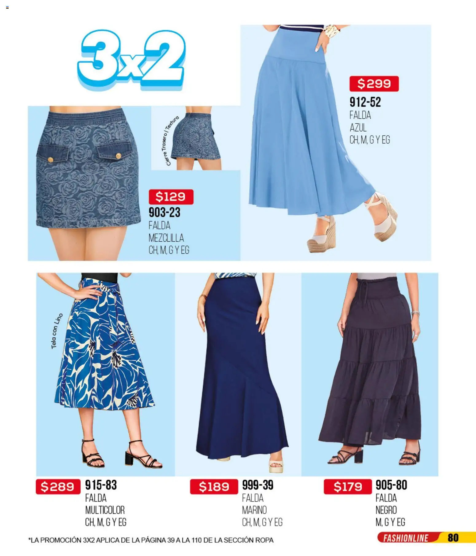 Nuevas ofertas de Cklass válidas en toda la República Mexicana desde el 14.04.2026. ¡Encuentra las mejores ofertas en Cklass catálogo 3X2 Digital Ropa! | Página: 81 | Productos: Ropa, Falda