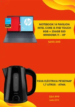 Megatone catálogo │ válido desde el 07.07.2025 | Página: 5 | Productos: Pava, Notebook, Pava eléctrica