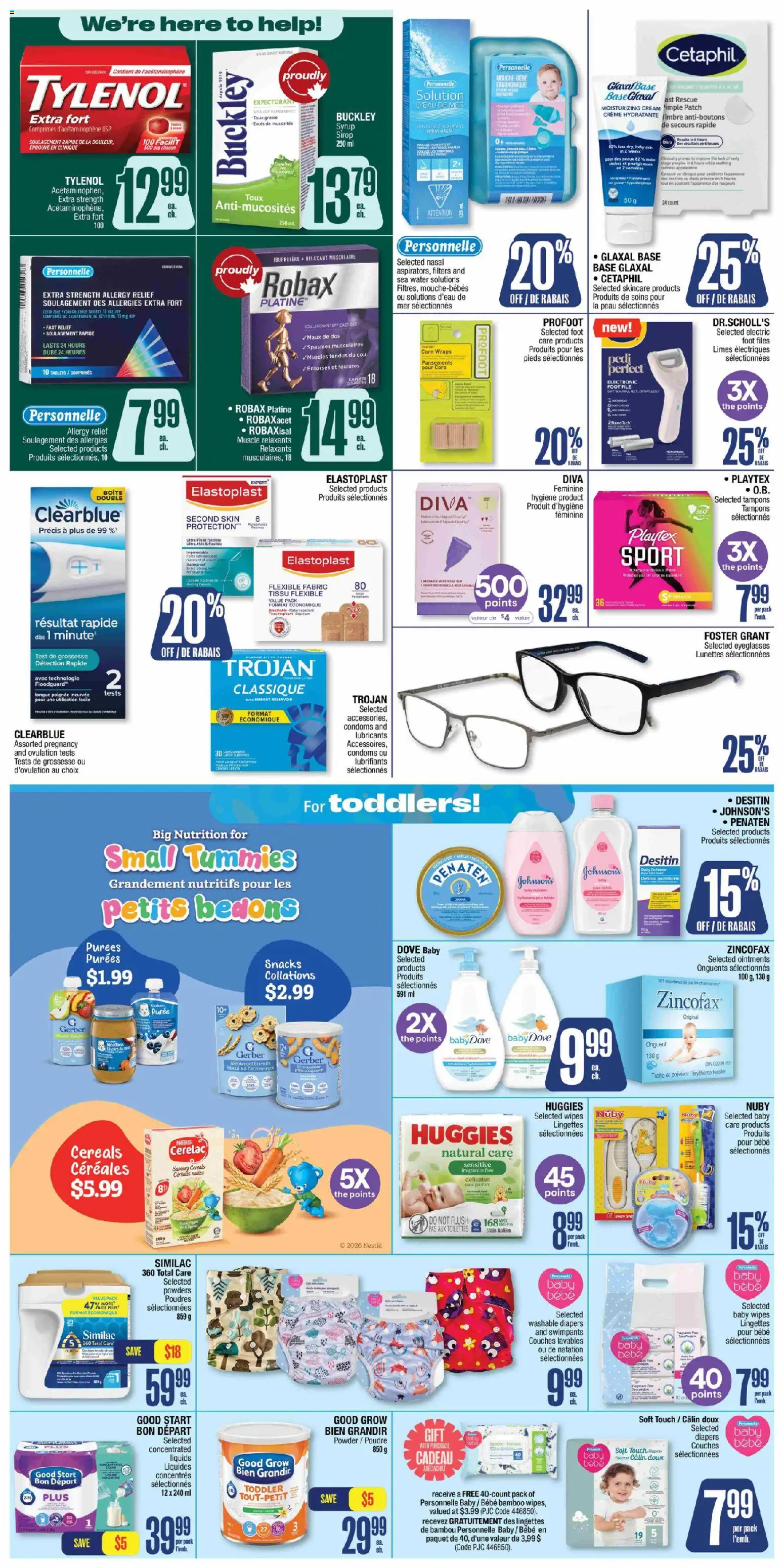 Jean Coutu flyer valid from 30.04.2026 | Page: 7 | Products: Cereals, Cream, Fragrance, Powder