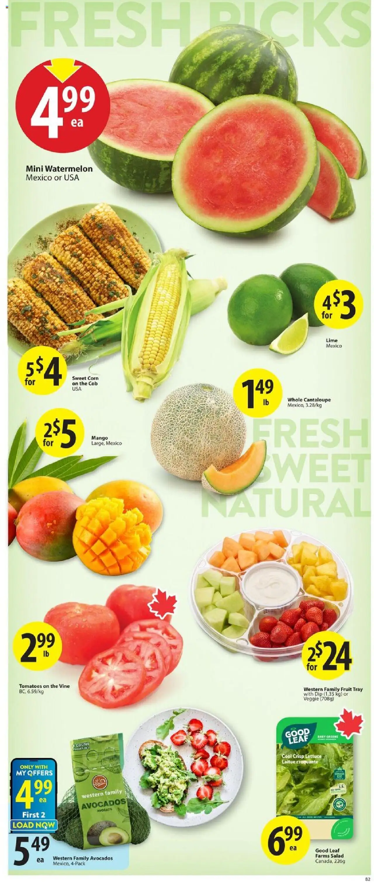 Save on foods flyer valid from 31.07.2025 | Page: 4 | Products: Salad, Tomatoes