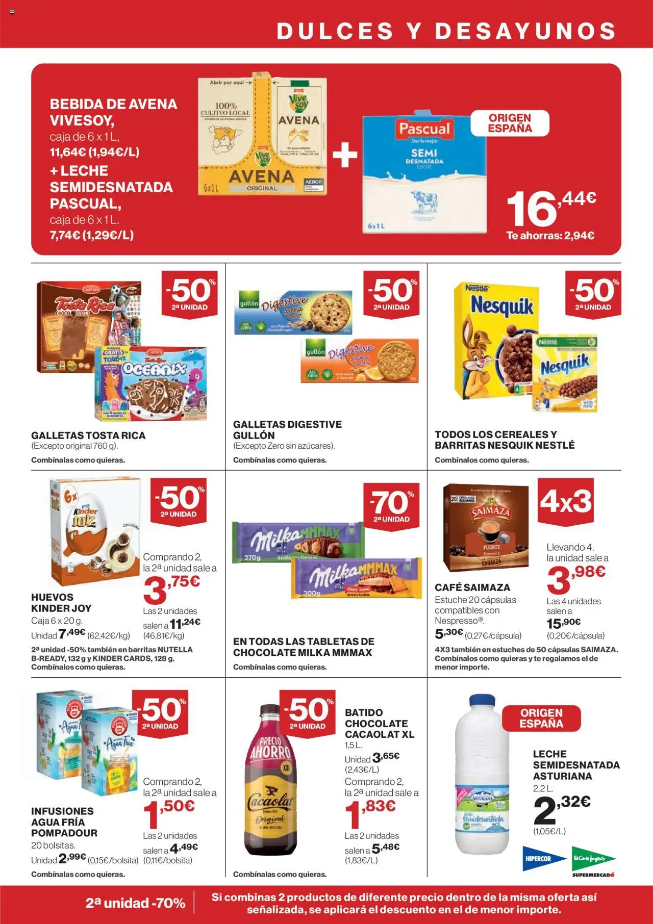 Nuevas ofertas de El Corte Inglés válidas en toda la República Mexicana desde el 14.08.2025. ¡Encuentra las mejores ofertas en El Corte Inglés - Catálogo Nuestros Mejores Precios! | Página: 13 | Productos: Agua, Cereales, Té, Caja