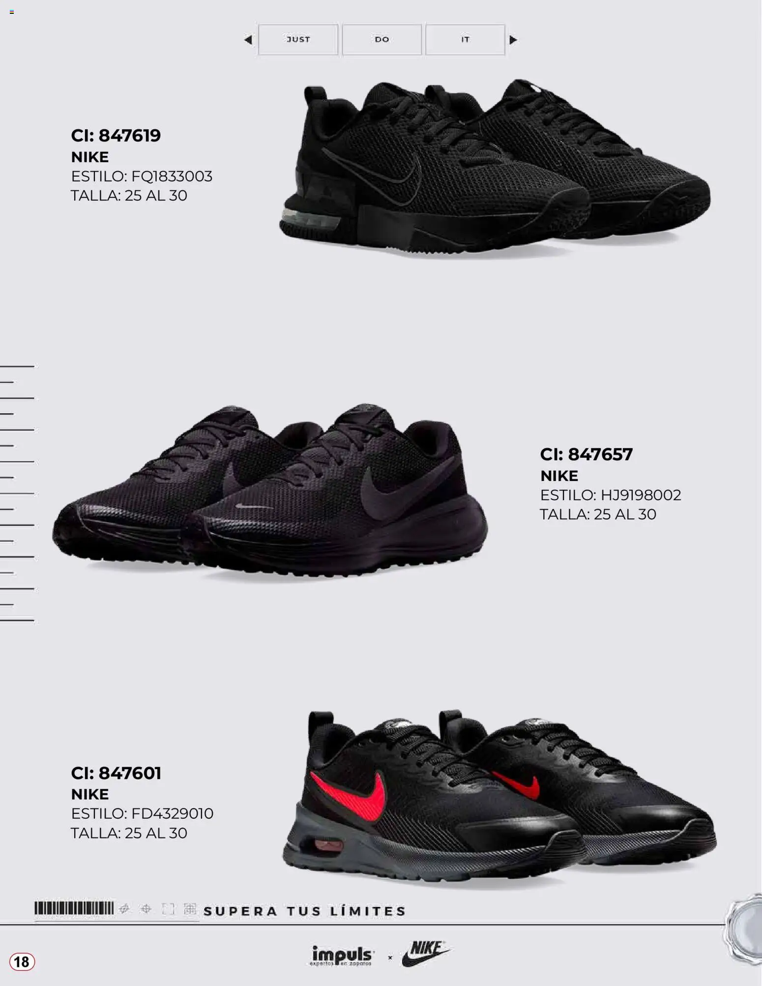Nuevas ofertas de Impuls válidas en toda la República Mexicana desde el 04.11.2025. ¡Encuentra las mejores ofertas en Impuls catálogo De Zapatillas NIKE 2025! | Página: 18