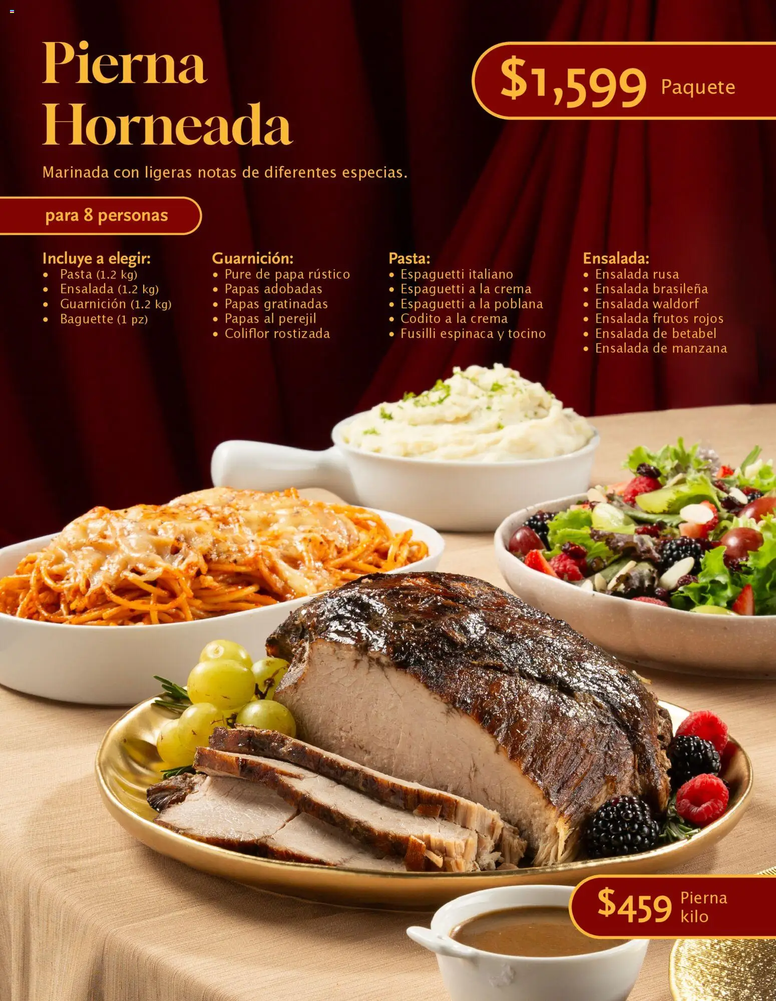 Nuevas ofertas de Soriana válidas en toda la República Mexicana desde el 05.12.2025. ¡Encuentra las mejores ofertas en Soriana - Cenas Navideñas Híper Nacional! | Página: 4 | Productos: Crema, Pasta, Espinaca, Perejil