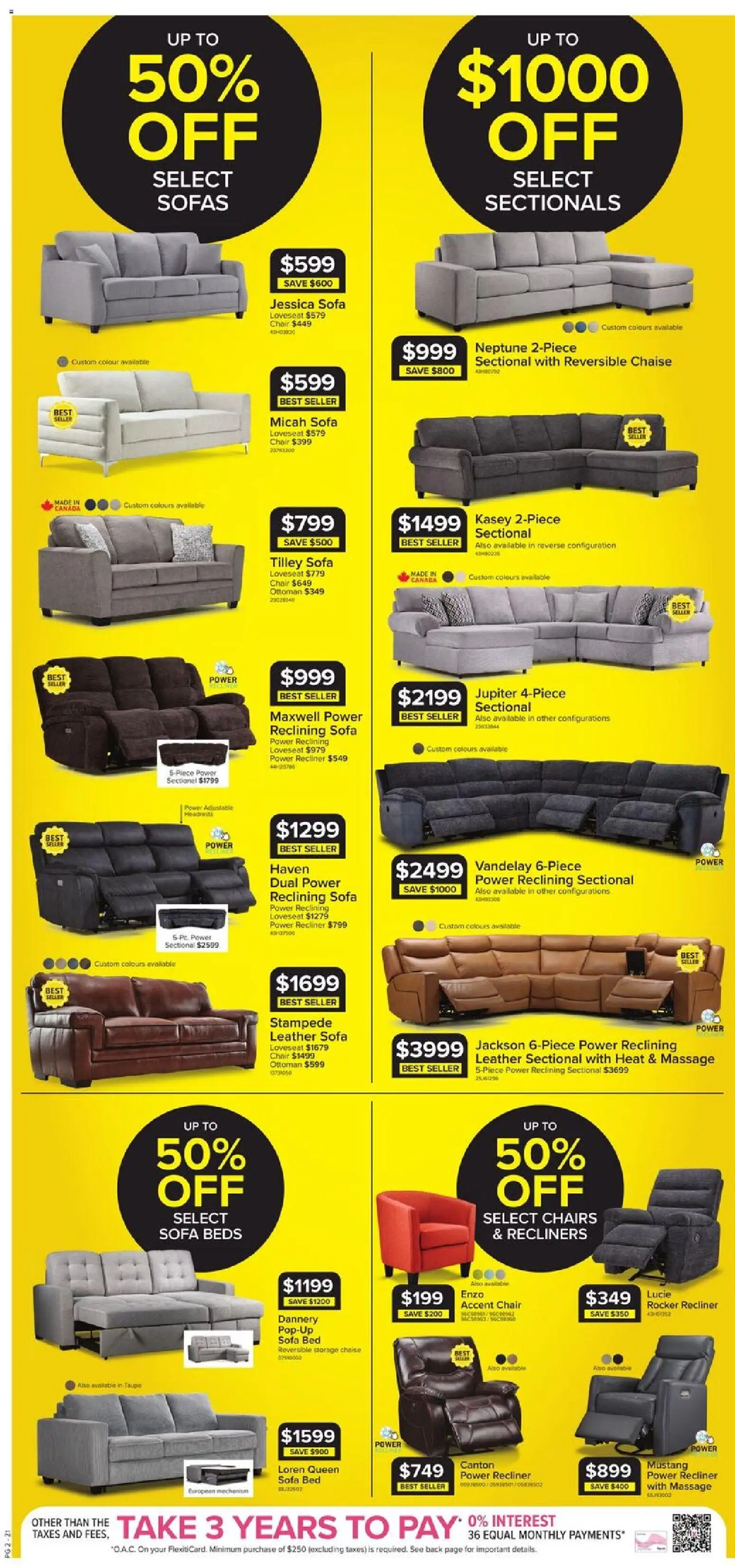 Leon's flyer valid from 25.12.2025 | Page: 3 | Products: Bed, Sofa, Chair