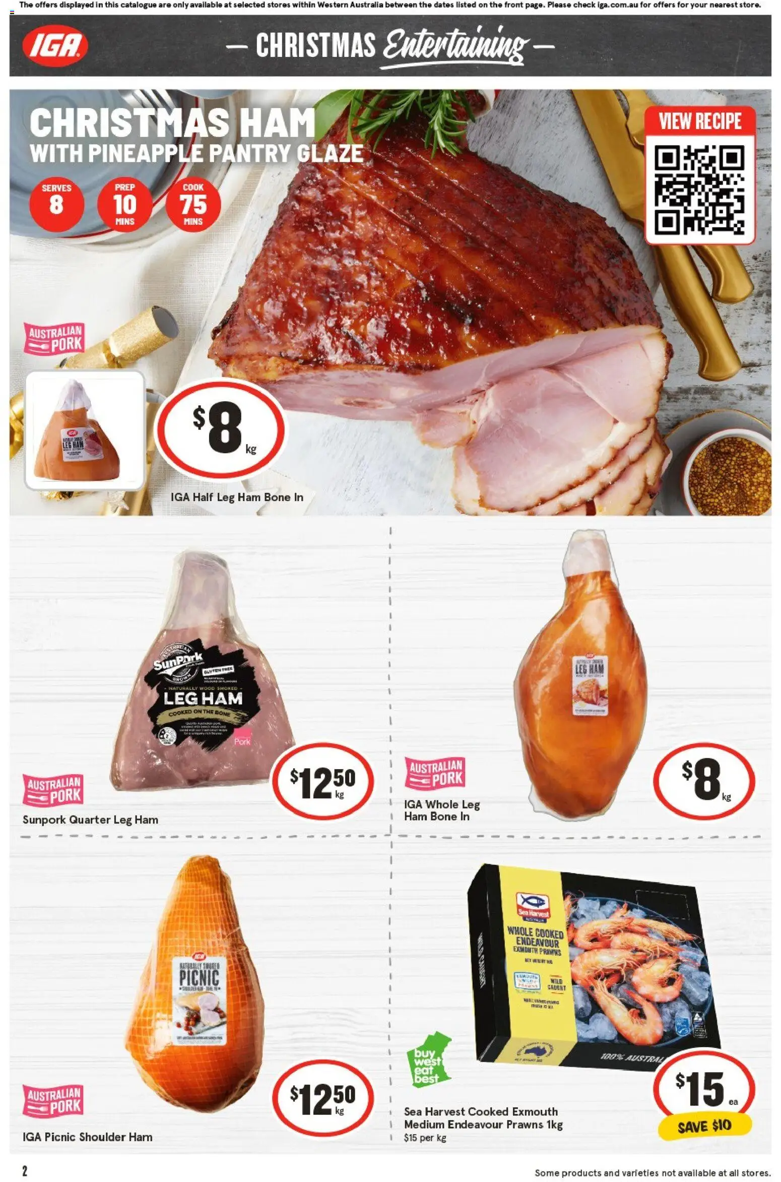 IGA catalogue - valid from 29.10.2025 | Page: 5 | Products: Ham, Pork, Pineapple, Prawns
