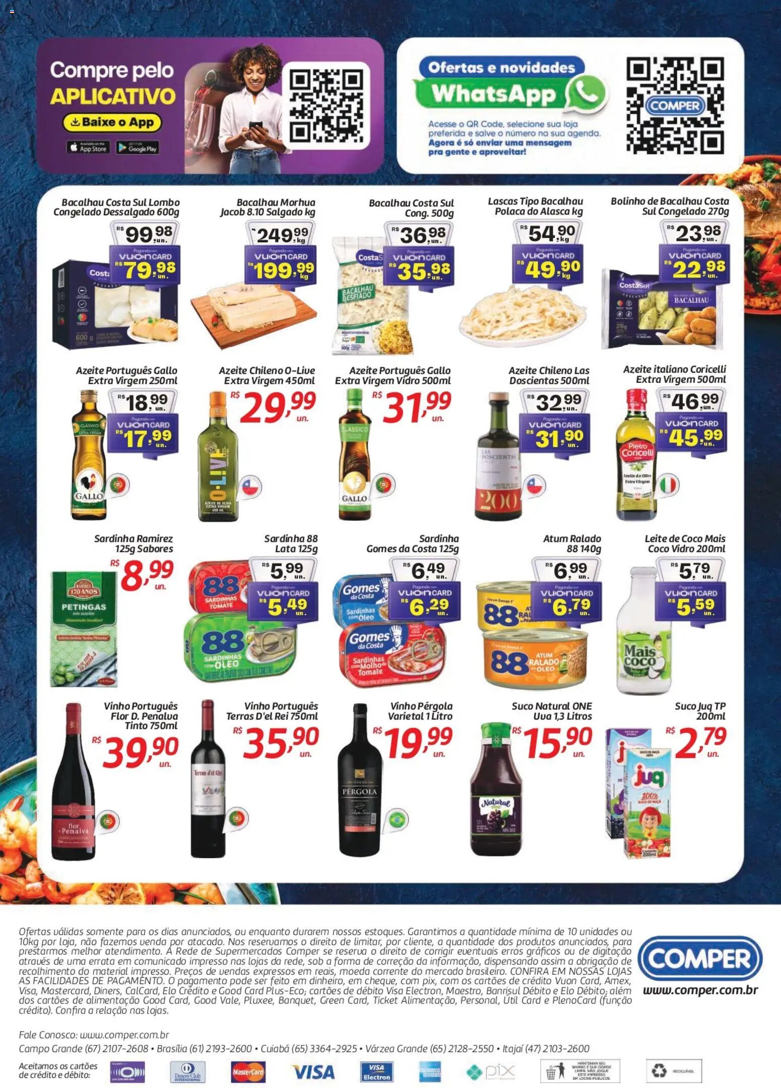 Comper Folheto - válido de 16.02.2026 | Página: 2 | Produtos: Coco, Bacalhau, Suco, Gomes da costa