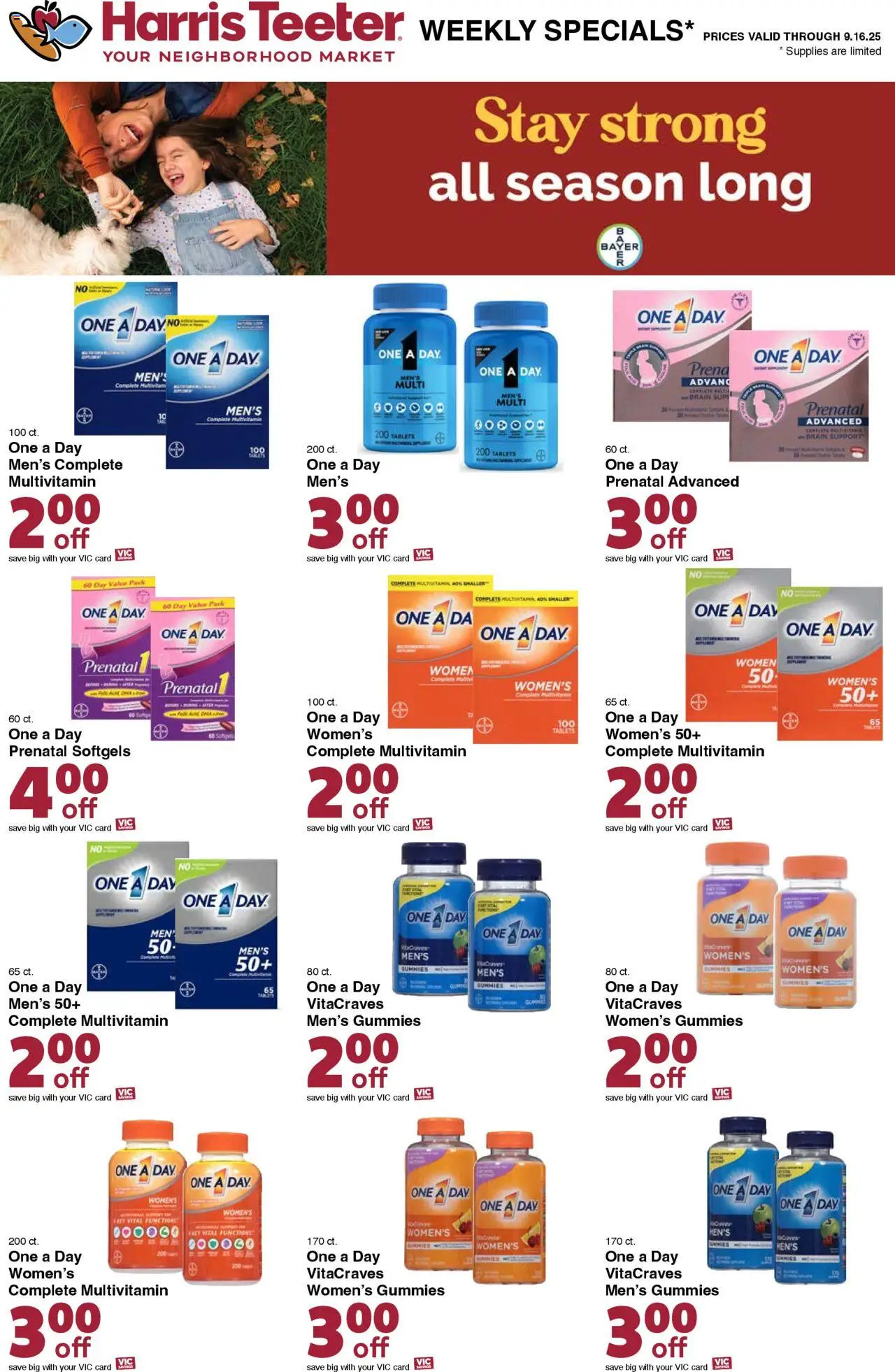Harris Teeter Weekly Ad - valid from 10.09.2025 | Page: 12 | Products: Multivitamin