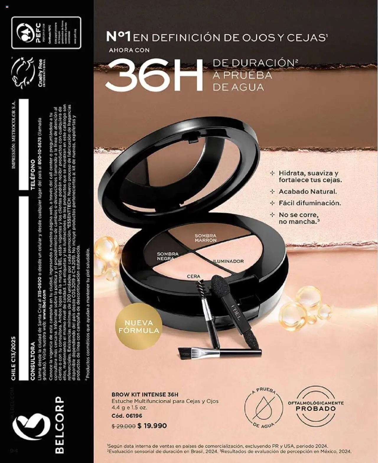 Catálogo L'Bel Campaña 13 │ válido desde el 29.07.2025 | Página: 94 | Productos: Cera, Sombra, Sobre, Iluminador